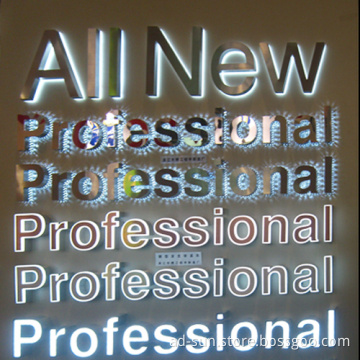 Advanced LED Channel Letters with Acrylic Backside